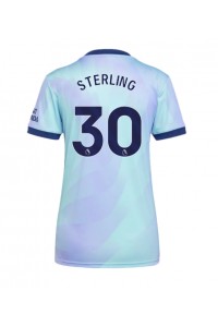 Arsenal Raheem Sterling #30 Fotballdrakt Tredje Klær Dame 2024-25 Korte ermer